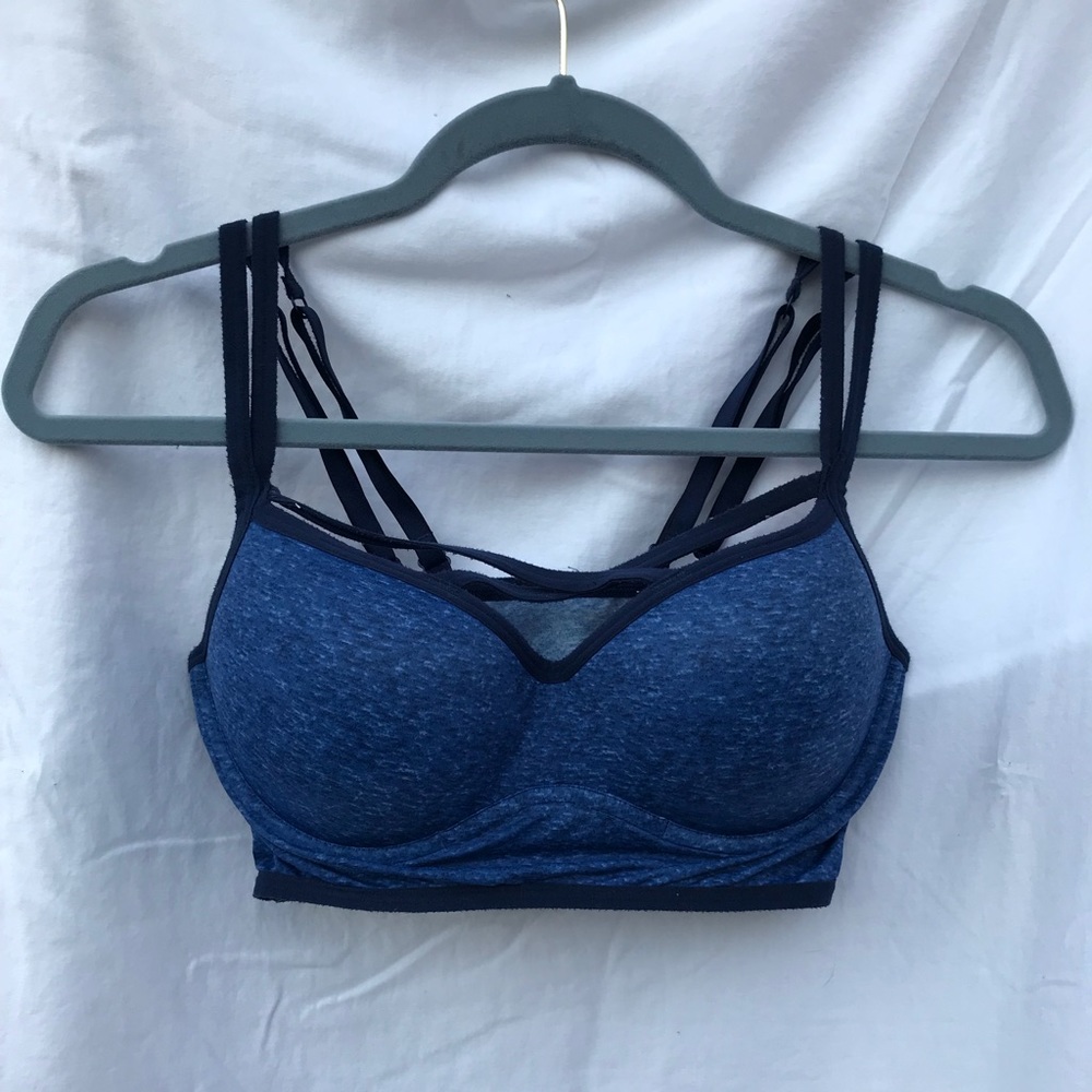VS Pink Front Crossed Bralette